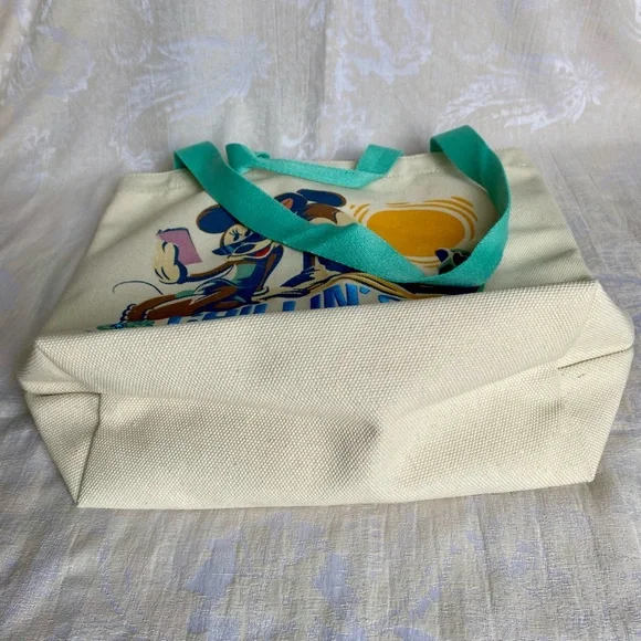 🆕 Disney Mickey and Minnie Mouse Canvas Tote Bag - Picture 10 of 12